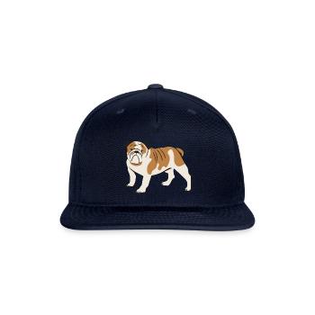 Bulldog Bread - Snapback Baseball Cap - navy - Front
