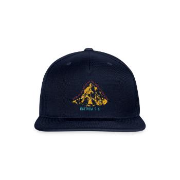 Blessed Are Those Who Hunger And Thirst For Righte - Snapback Baseball Cap - navy - Front