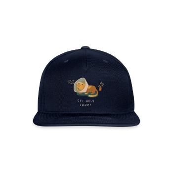 Get Well Soon - Snapback Baseball Cap - navy - Front