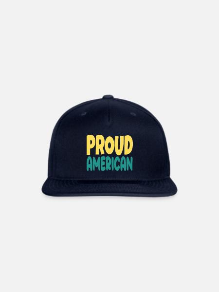 Proud American independence day - Snapback Baseball Cap - navy