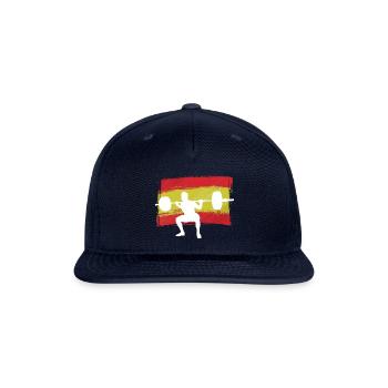 Spanish Squats Powerlifting - Snapback Baseball Cap - navy - Front