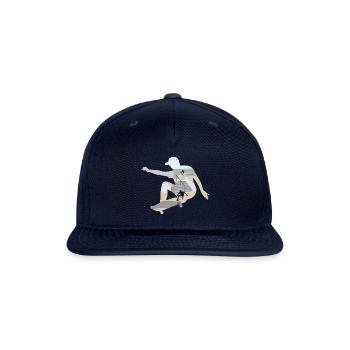 Skateboard - Snapback Baseball Cap - navy - Front