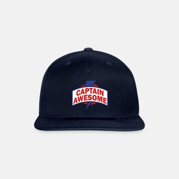 Captain awesome - Snapback Baseball Cap