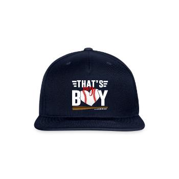 That's Boy - Snapback Baseball Cap - navy - Front
