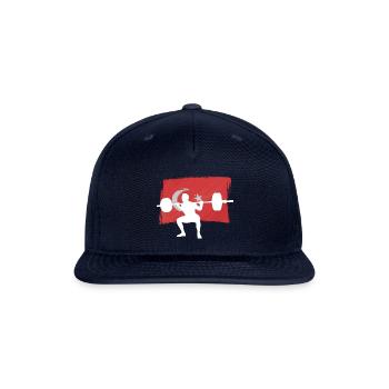 Turkish Squats Powerlifting - Snapback Baseball Cap - navy - Front