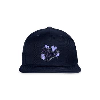 just believe - Snapback Baseball Cap - navy - Front