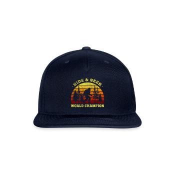 Hide And Seek Bigfoot World Champion Retro - Snapback Baseball Cap - navy - Front