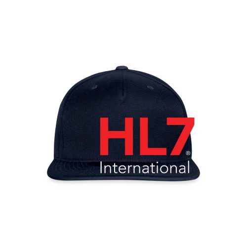 HL7 International Logo - Reverse - Snapback Baseball Cap