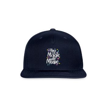 Music Musical Note Musical - Snapback Baseball Cap - navy - Front