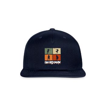 Warrior Kenjutsu Aikido Duel - Snapback Baseball Cap - navy - Front