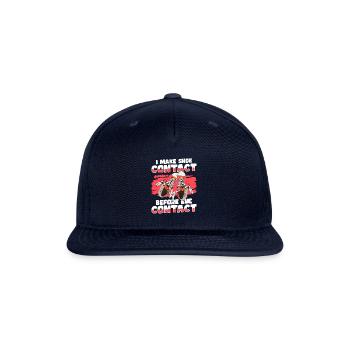 Shoemaker Craft Leather - Snapback Baseball Cap - navy - Front