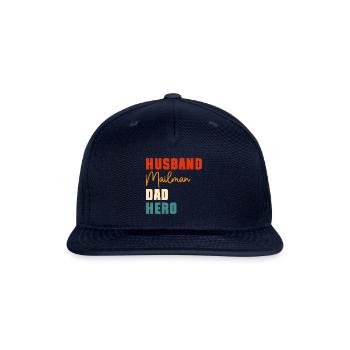 Postman Mail Carrier Package Profession - Snapback Baseball Cap - navy - Front