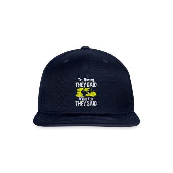 Rower Trainer Endurance Sculling - Snapback Baseball Cap - navy - Front