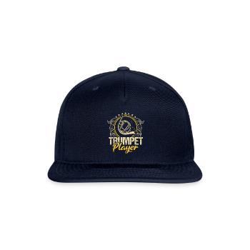 Trumpet Wind Instrument Brass Band Gift - Snapback Baseball Cap - navy - Front