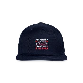 Best Son Sons Boy Gift - Snapback Baseball Cap - navy - Front