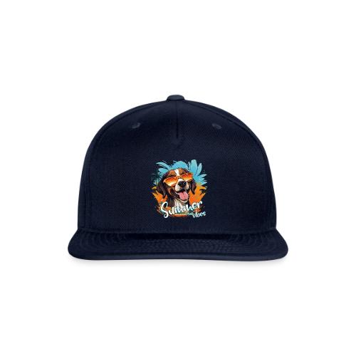 Funny Dog: Summer Vibes - Snapback Baseball Cap