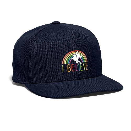 I Believe in Unicorns and Sasquatch Bigfoot - Snapback Baseball Cap