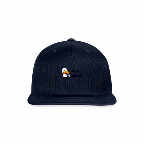 The Duck of Indeed w/Text (Original Design) - Snapback Baseball Cap