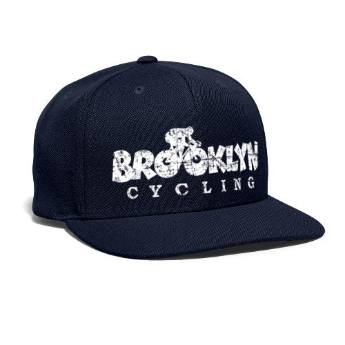 Brooklyn Cycling (Vintage White) - Snapback Baseball Cap