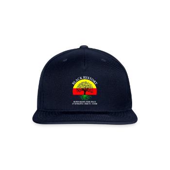 Honoring Past Inspiring Future Black History Month - Snapback Baseball Cap - navy - Front
