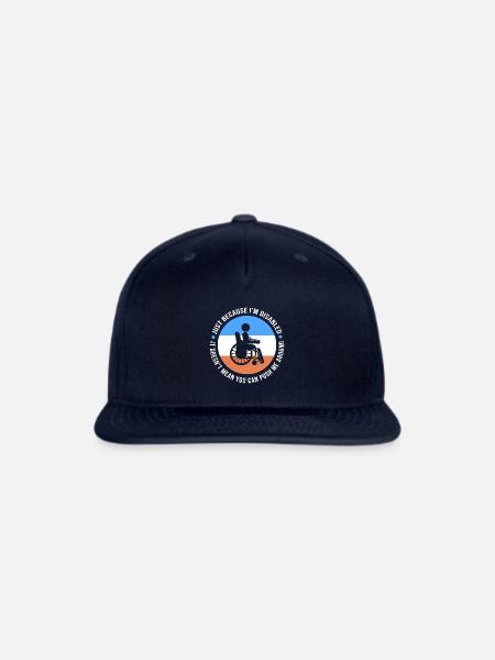 Wheelchair Bound Humor Disabled Person - Snapback Baseball Cap - navy