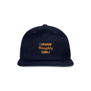 Naughty girls gift BDSM fetish roleplay - Snapback Baseball Cap - navy - Front