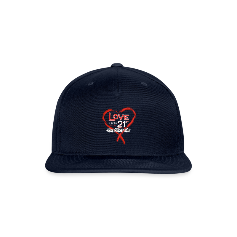 Down Syndrome Love (Red/White) - Snapback Baseball Cap