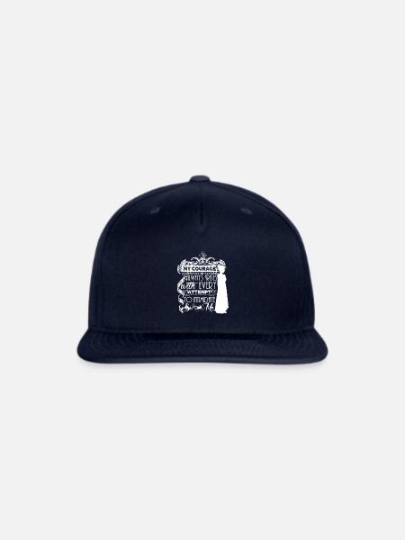 my courage - Snapback Baseball Cap - navy