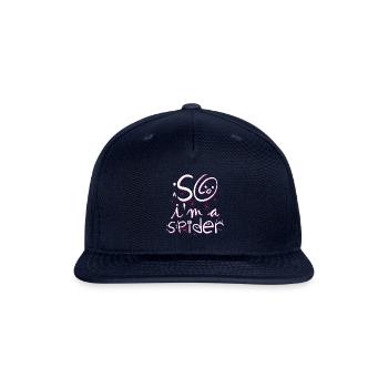 So Im A Spider - Snapback Baseball Cap - navy - Front