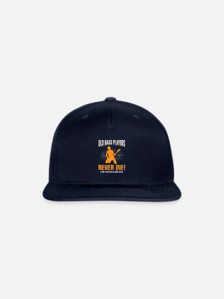 Bass Player Player Bass - Snapback Baseball Cap - navy