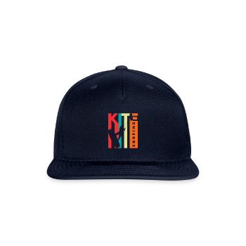 Funny Kitesurfer Kiteboarder Kitesurfing Gift - Snapback Baseball Cap - navy - Front