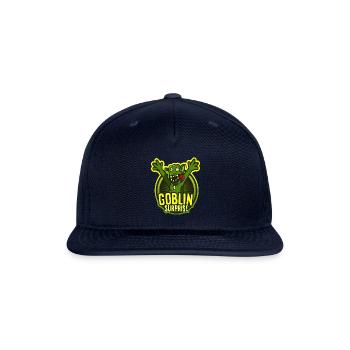 SURPRISED GOBLIN - Snapback Baseball Cap - navy - Front