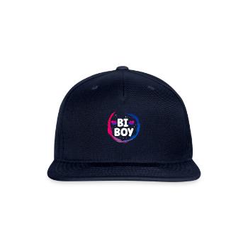 Bisexual Bi Pride Flag Bi Boy - Snapback Baseball Cap - navy - Front