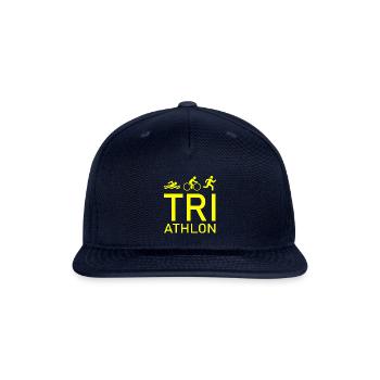 triathlon - Snapback Baseball Cap - navy - Front