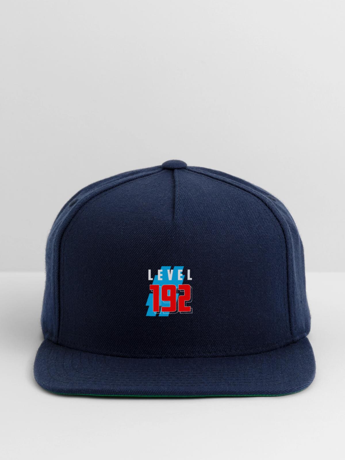 LEVEL 192 - Snapback Baseball Cap - navy - Front