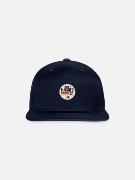 1946 Married Since - Snapback Baseball Cap - navy