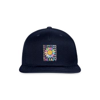 occupational therapy - Snapback Baseball Cap - navy - Front