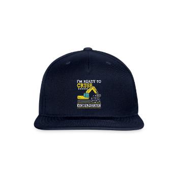 I'm Ready To Crush Kindergarten Construction - Snapback Baseball Cap - navy - Front