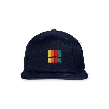 Retro Ferry Ship Seafarer - Snapback Baseball Cap - navy - Front