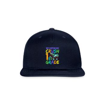 I m ready to crush 1st grade - Snapback Baseball Cap - navy - Front