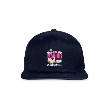 Soap Making Crafting Soap Making - Snapback Baseball Cap - navy - Front