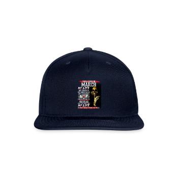 I Was Born In March My Life My Choices My Mistakes - Snapback Baseball Cap - navy - Front