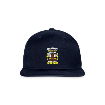 Emergency Dispatcher Awesome African American - Snapback Baseball Cap - navy - Front