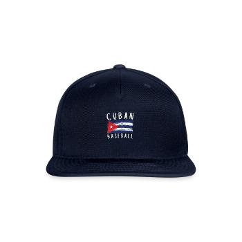 Latino Cuban Cuba Baseball - Snapback Baseball Cap - navy - Front