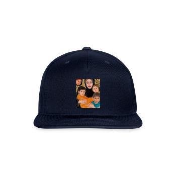 Portrait Of A Mom With Four Kids Gustav Klimt Art - Snapback Baseball Cap - navy - Front