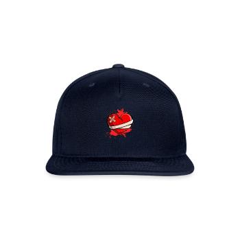 Broken Heart Breakup Divorce Ex Couple - Snapback Baseball Cap - navy - Front
