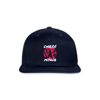 Chess, Chess Player, Chess Quote - Snapback Baseball Cap - navy - Front