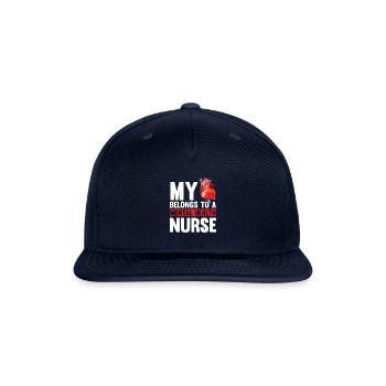 Nurse Nursing Psych Nurse - Snapback Baseball Cap - navy - Front