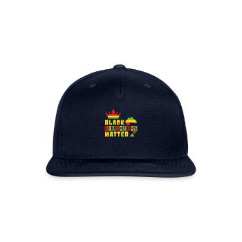 Black Teacher Black Educator Pride Black History - Snapback Baseball Cap - navy - Front
