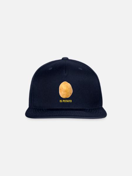 Colbert Is Potato Shirt - Snapback Baseball Cap - navy